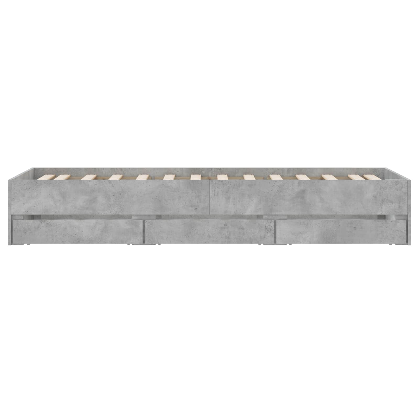 Σκελετός κρεβατιού με αποθήκευση Γκρι Sonoma 80 x 200 cm