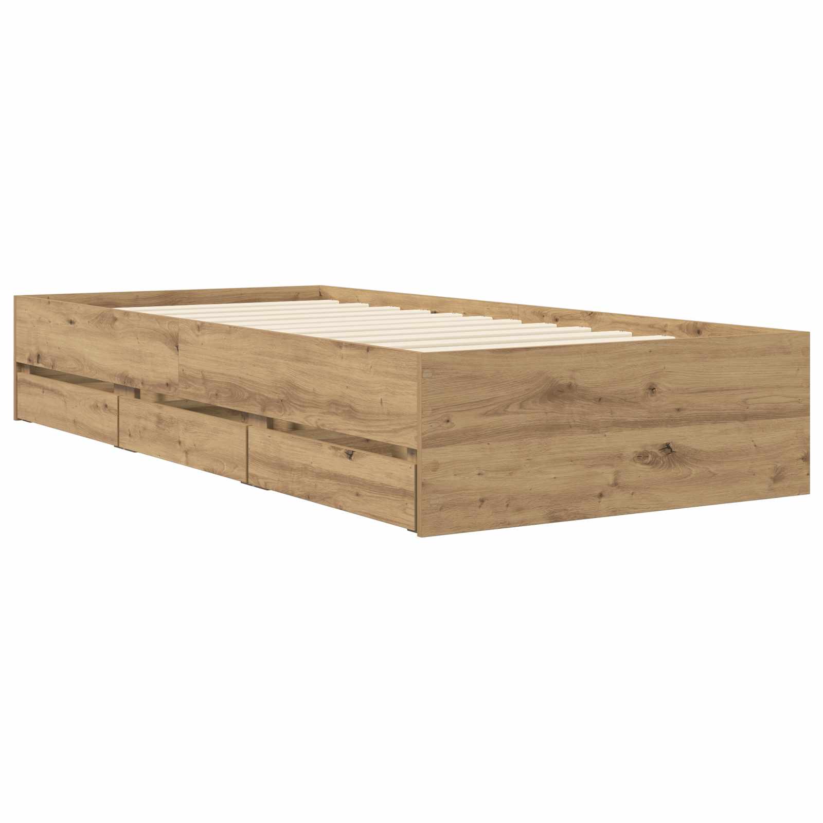 Σκελετός κρεβατιού με αποθήκευση Artisian Δρυς 80 x 200 cm - Pakobazaar