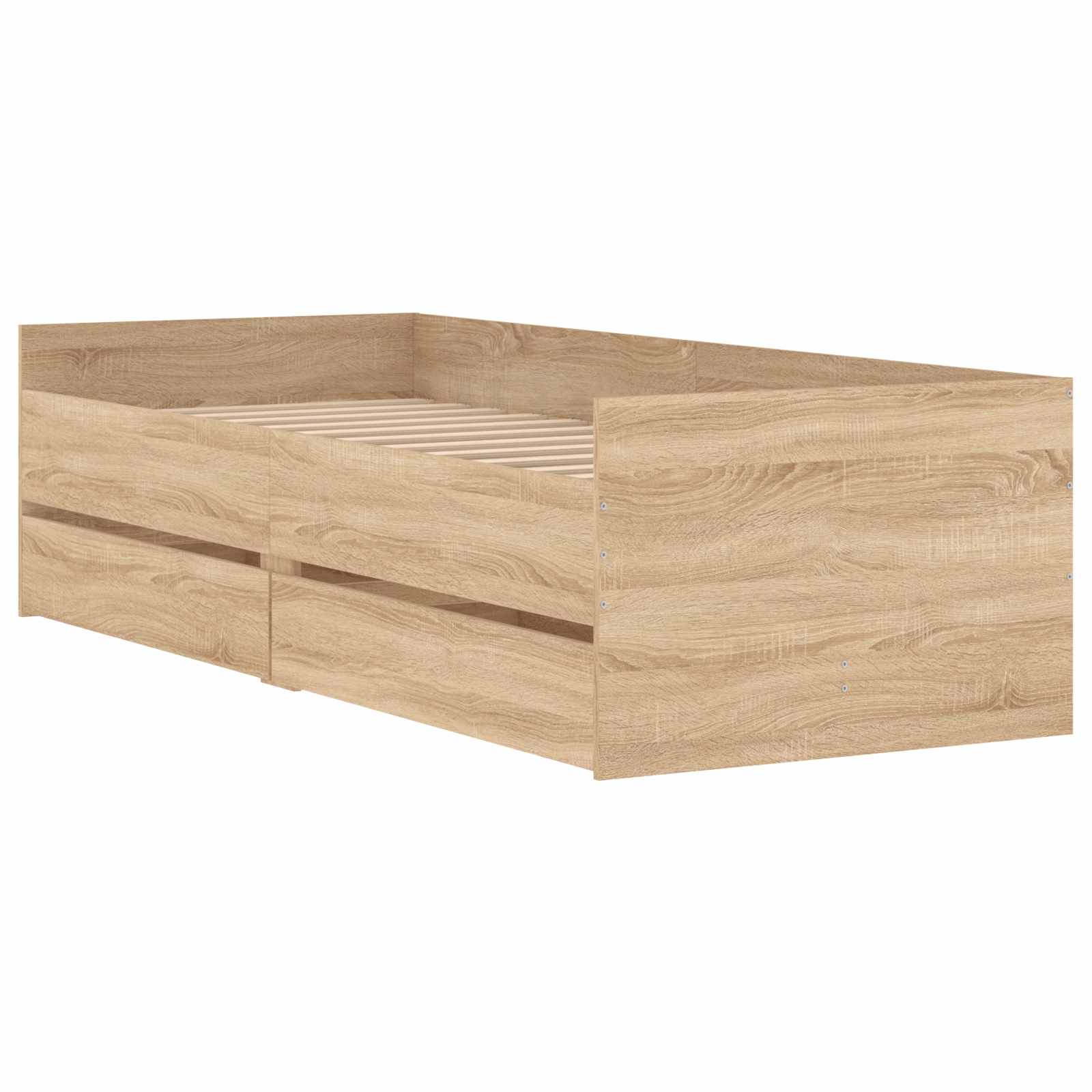 Σκελετός κρεβατιού με αποθήκευση Sonoma Δρυς 80 x 200 cm