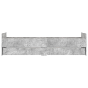Σκελετός κρεβατιού με αποθήκευση Γκρι Sonoma 80 x 200 cm - Pakobazaar