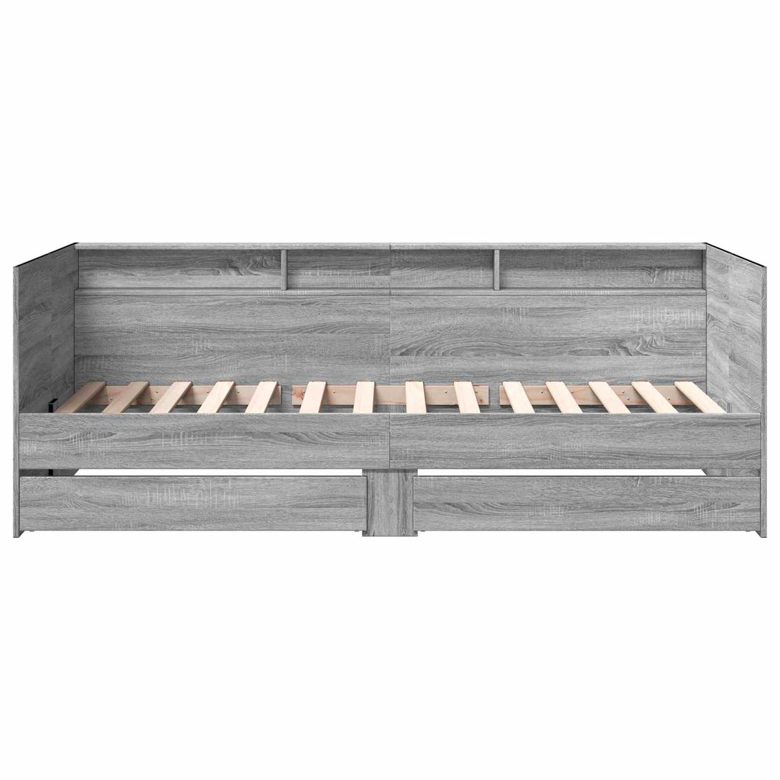 Σκελετός κρεβατιού με αποθήκευση Γκρι Sonoma 80 x 200 cm - Pakobazaar