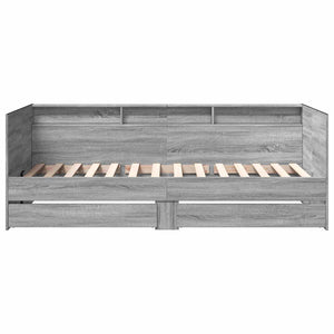 Σκελετός κρεβατιού με αποθήκευση Γκρι Sonoma 80 x 200 cm - Pakobazaar