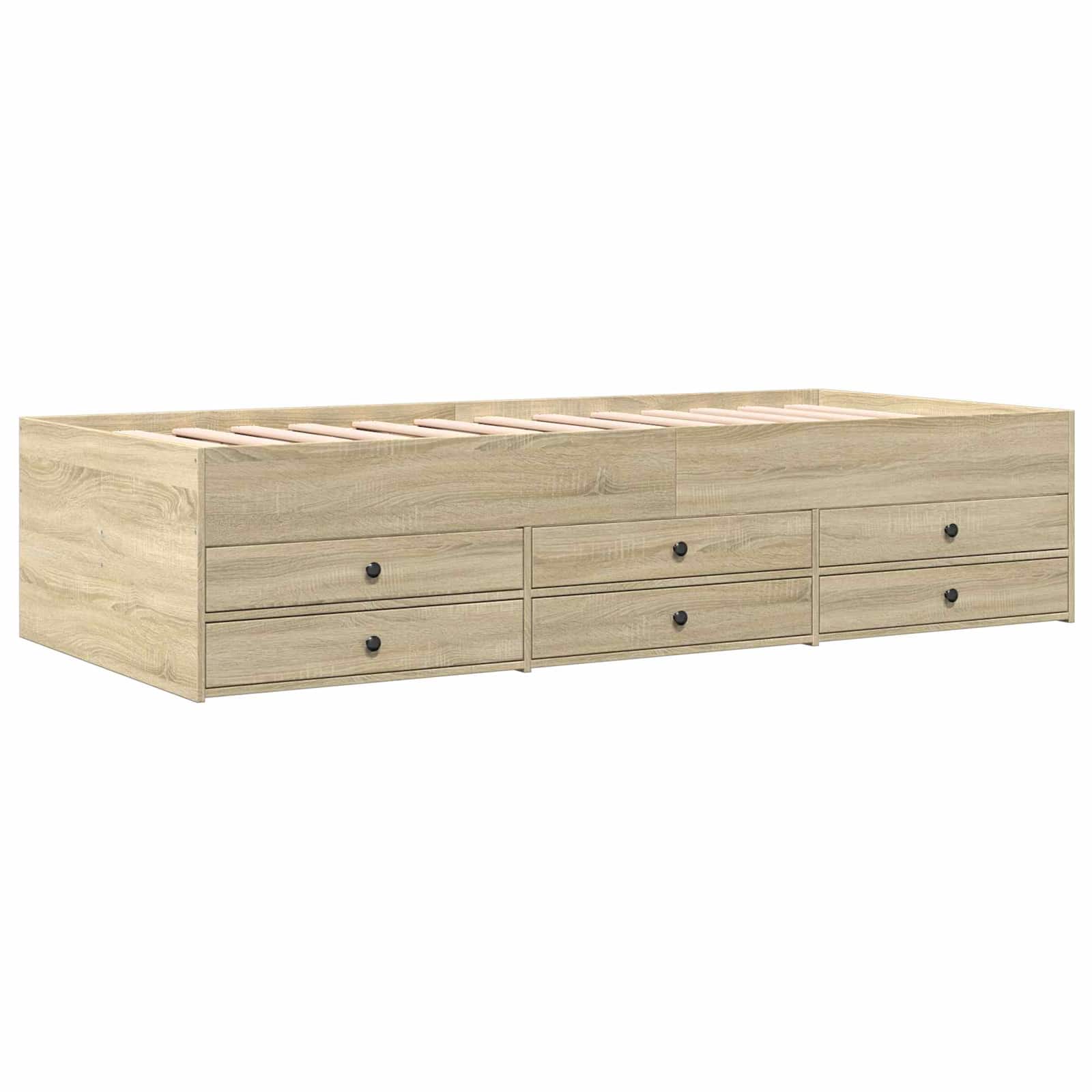 Σκελετός κρεβατιού με αποθήκευση Sonoma Δρυς 80 x 200 cm
