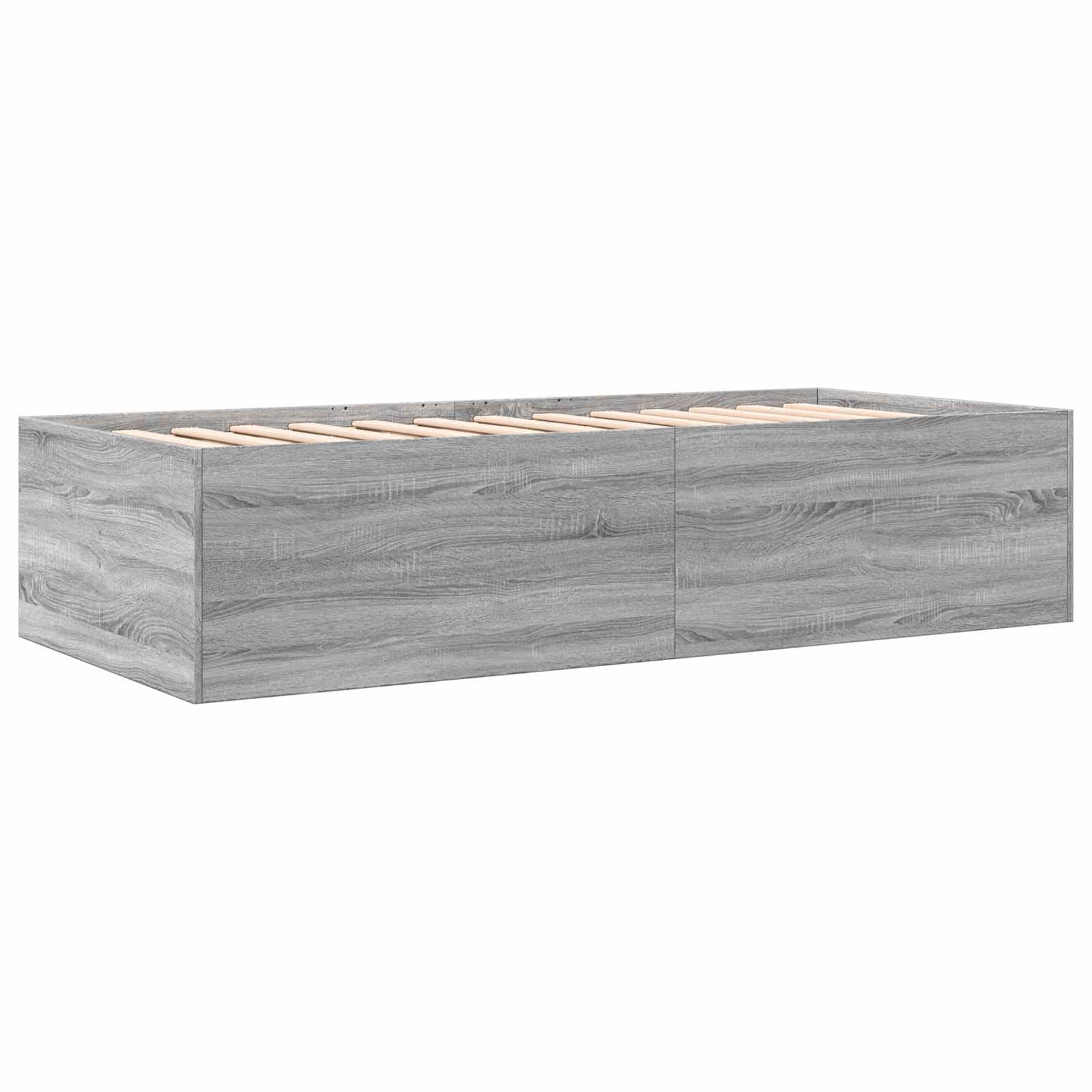 Σκελετός κρεβατιού με αποθήκευση Γκρι Sonoma 80 x 200 cm - Pakobazaar