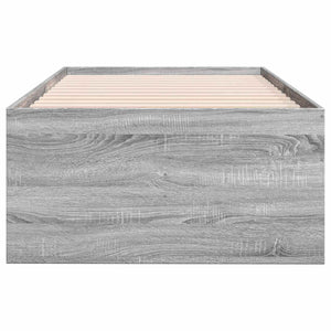 Σκελετός κρεβατιού με αποθήκευση Γκρι Sonoma 80 x 200 cm - Pakobazaar