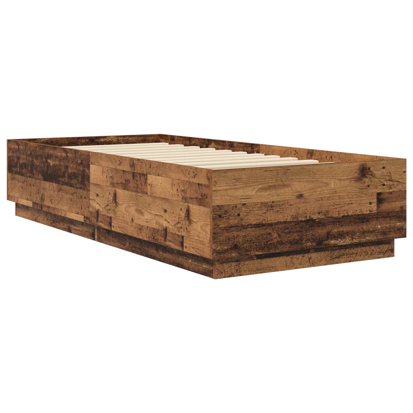 Σκελετός Κρεβατιού Παλαιωμένο ξύλο 80 x 200 cm - Pakobazaar