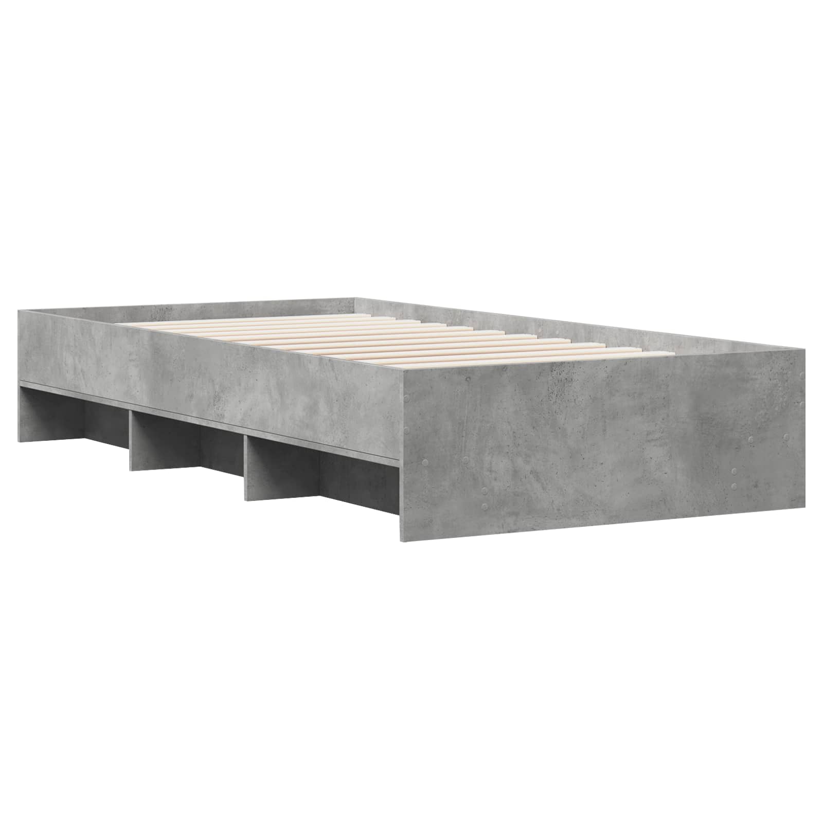 Σκελετός Κρεβατιού Γκρι Sonoma 80 x 200 cm Επεξεργασμένο Ξύλο - Pakobazaar