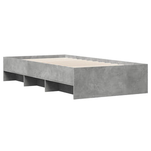 Σκελετός Κρεβατιού Γκρι Sonoma 80 x 200 cm Επεξεργασμένο Ξύλο - Pakobazaar
