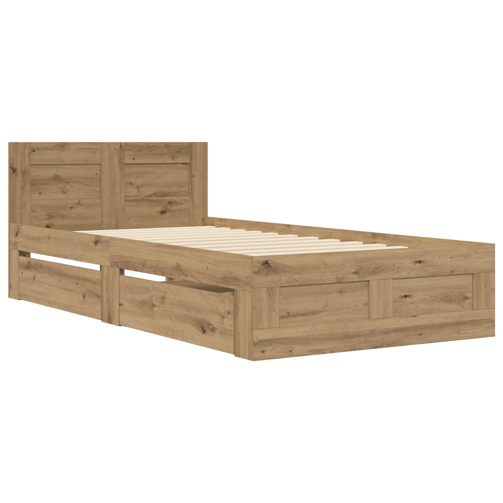 Κρεβάτι με Κεφαλάρι Artisian Δρυς 80 x 200 cm - Pakobazaar
