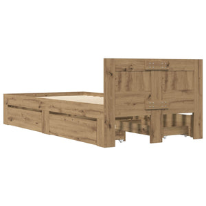 Κρεβάτι με Κεφαλάρι Artisian Δρυς 80 x 200 cm - Pakobazaar