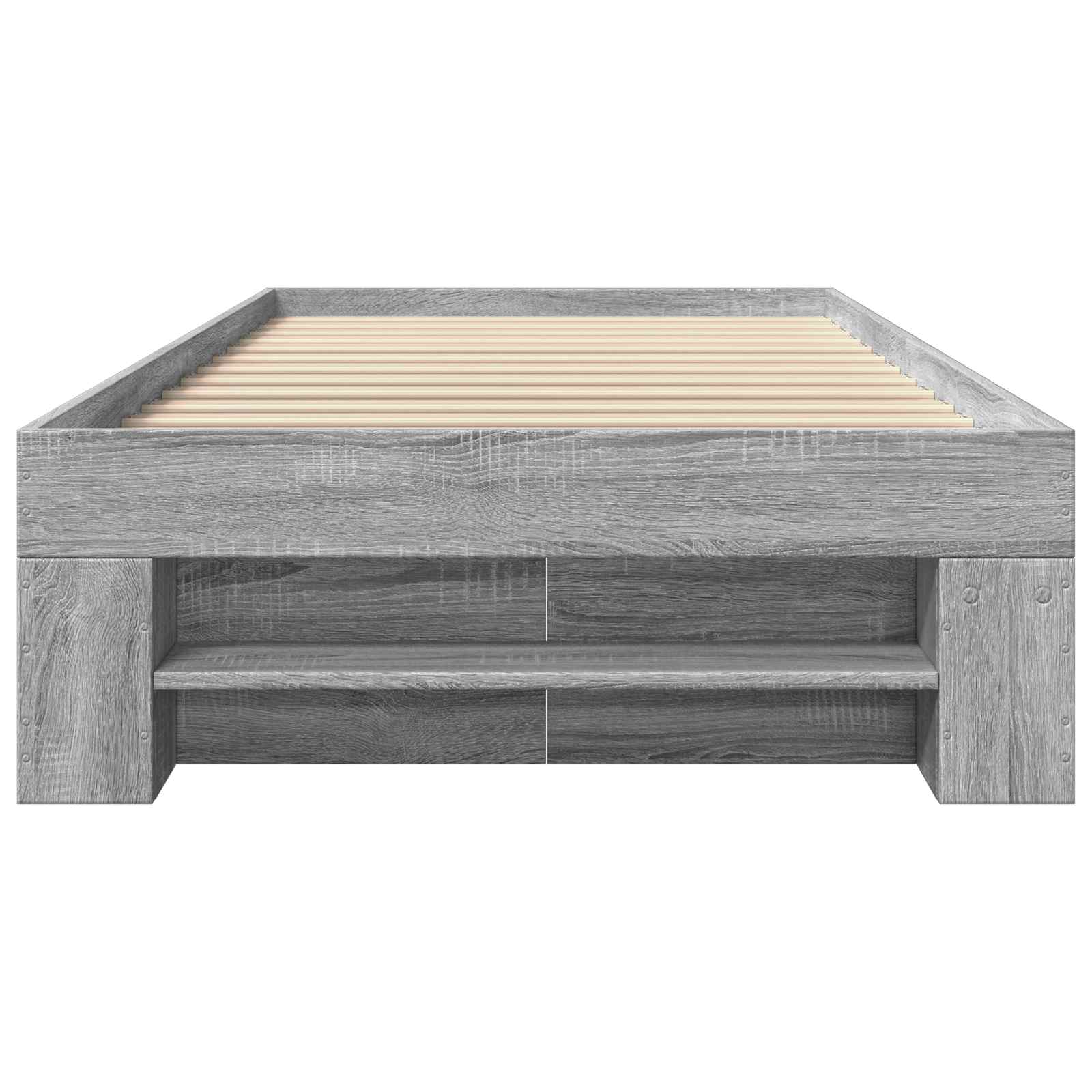 Σκελετός κρεβατιού με αποθήκευση Γκρι Sonoma 80 x 200 cm - Pakobazaar