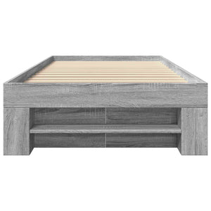 Σκελετός κρεβατιού με αποθήκευση Γκρι Sonoma 80 x 200 cm - Pakobazaar