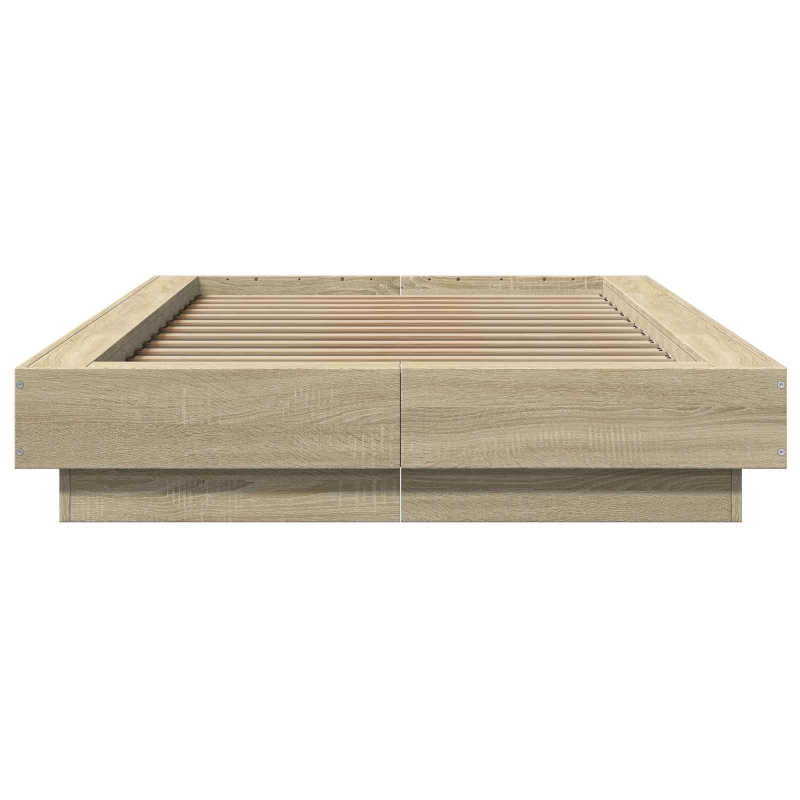 Κρεβάτι δαπέδου Sonoma Δρυς 80 x 210 cm Επεξεργασμένο Ξύλο - Pakobazaar