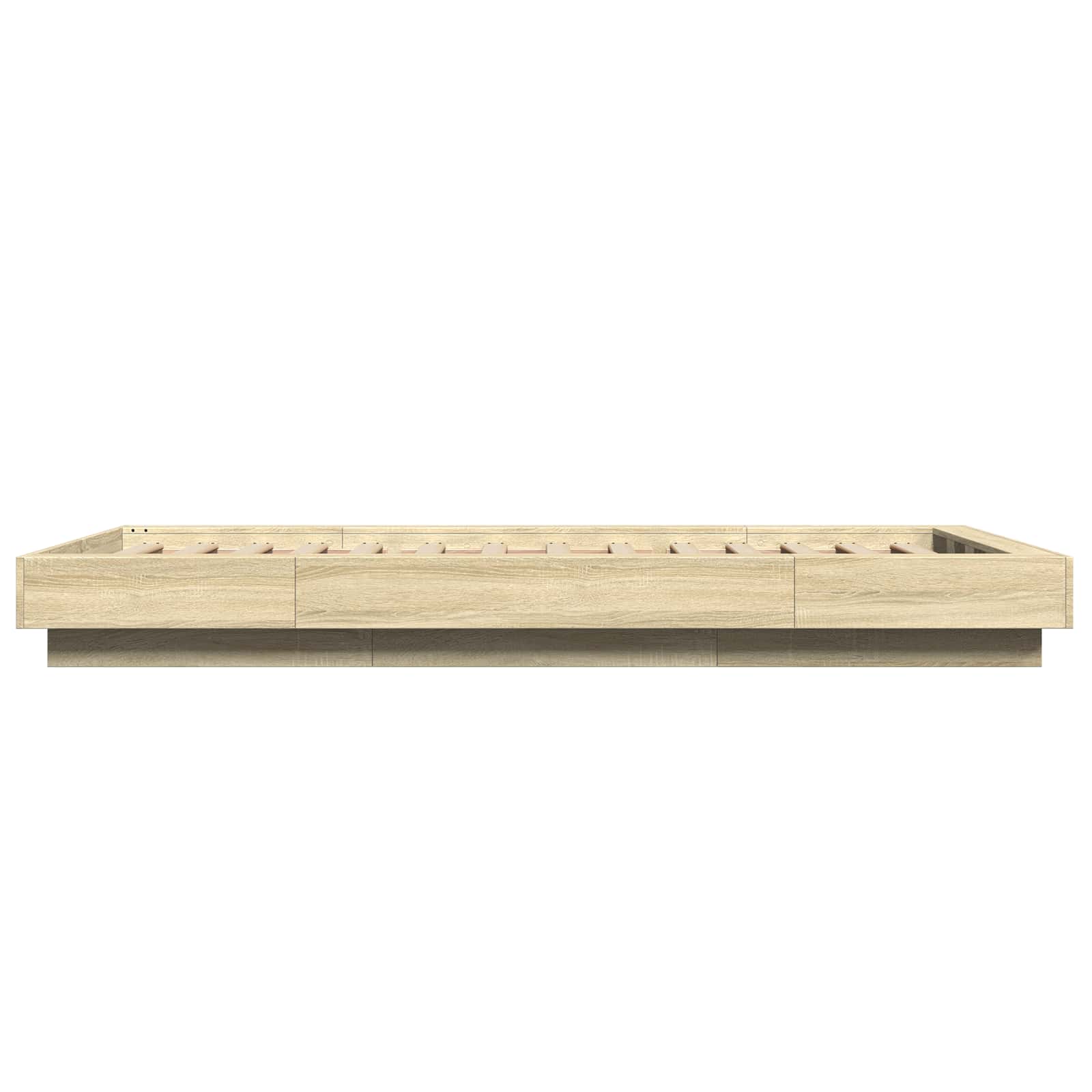 Κρεβάτι δαπέδου Sonoma Δρυς 80 x 210 cm Επεξεργασμένο Ξύλο - Pakobazaar