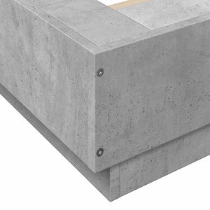 Κρεβάτι δαπέδου Γκρι Σκυροδέματος 80 x 210 cm - Pakobazaar