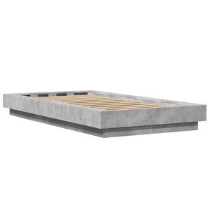 Κρεβάτι δαπέδου Γκρι Σκυροδέματος 80 x 210 cm - Pakobazaar