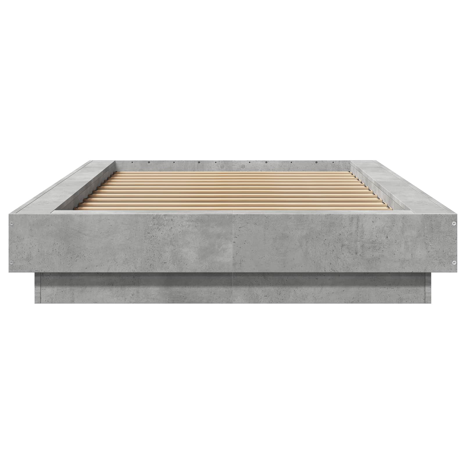 Κρεβάτι δαπέδου Γκρι Σκυροδέματος 80 x 210 cm