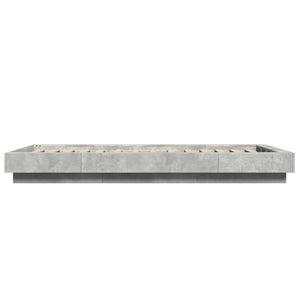 Κρεβάτι δαπέδου Γκρι Σκυροδέματος 80 x 210 cm - Pakobazaar