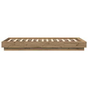 Κρεβάτι δαπέδου Artisian Δρυς 80 x 210 cm Επεξεργασμένο Ξύλο - Pakobazaar