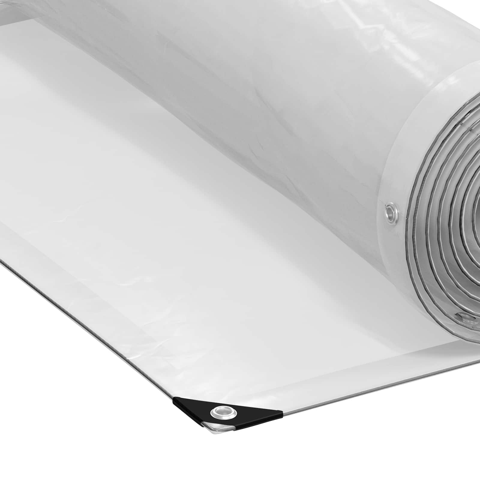 Τεντόπανα με Θηλιές Διαφανές 1 x 2 m Πολυαιθυλένιο - Pakobazaar