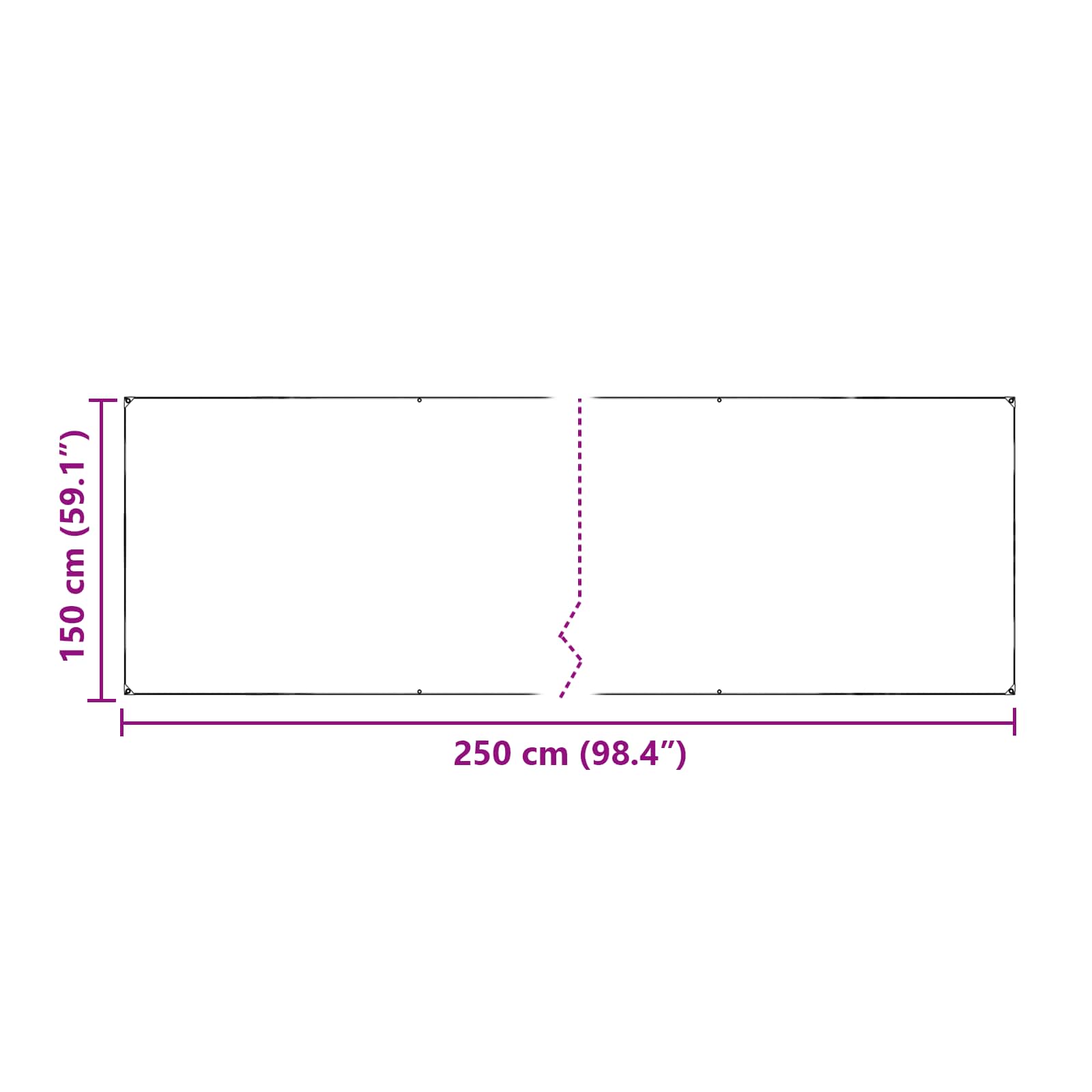 Κάλυμμα Φυτών Διαφανές 2,5 x 1,5 m PE - Pakobazaar