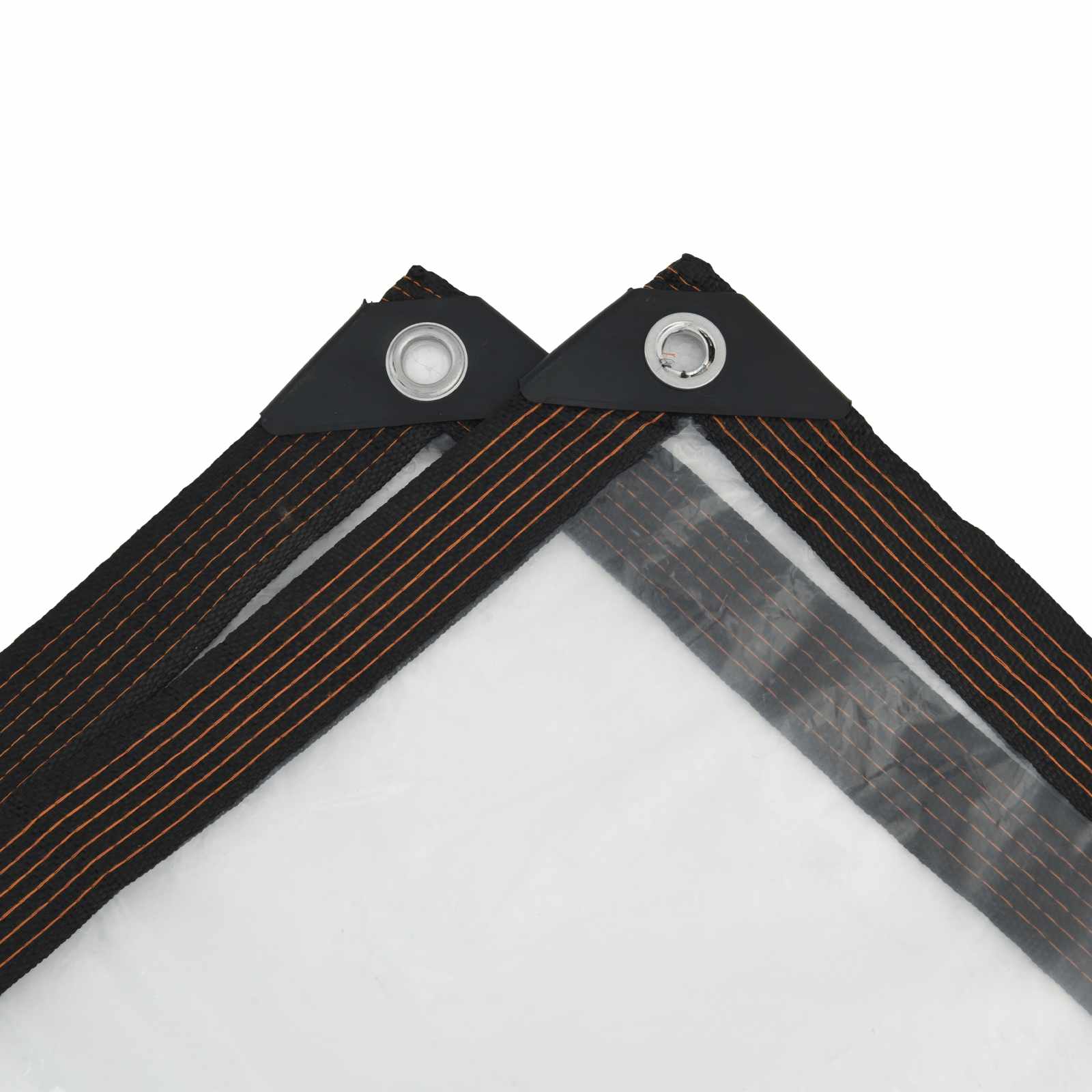 Τεντόπανα με Θηλιές Διαφανές 12 x 12 m Πολυαιθυλένιο - Pakobazaar