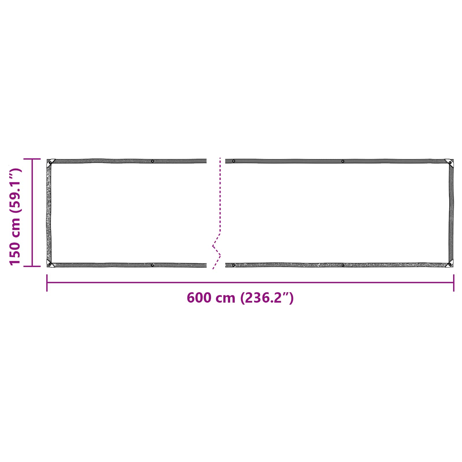 Κάλυμμα Φυτών Διαφανές 6 x 1,5 μ PE