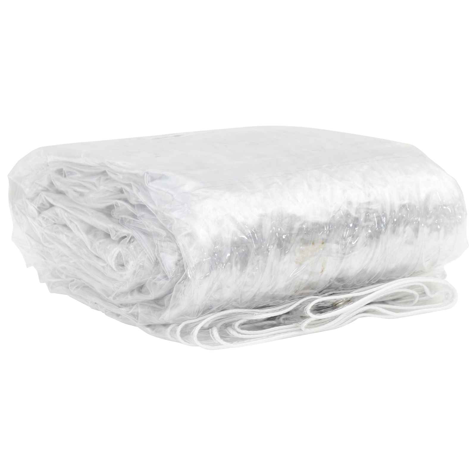 Τεντόπανα με Θηλιές Διαφανές 2 x 12 m Πολυαιθυλένιο - Pakobazaar