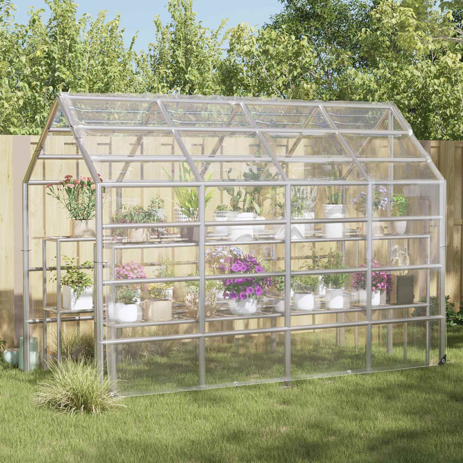 Κάλυμμα Φυτών Διαφανές 5 x 3,5 μ PVC - Pakobazaar