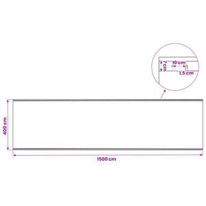 Τεντόπανα με Θηλιές Πράσινο 4 x 15 μ 260 γρ PE - Pakobazaar