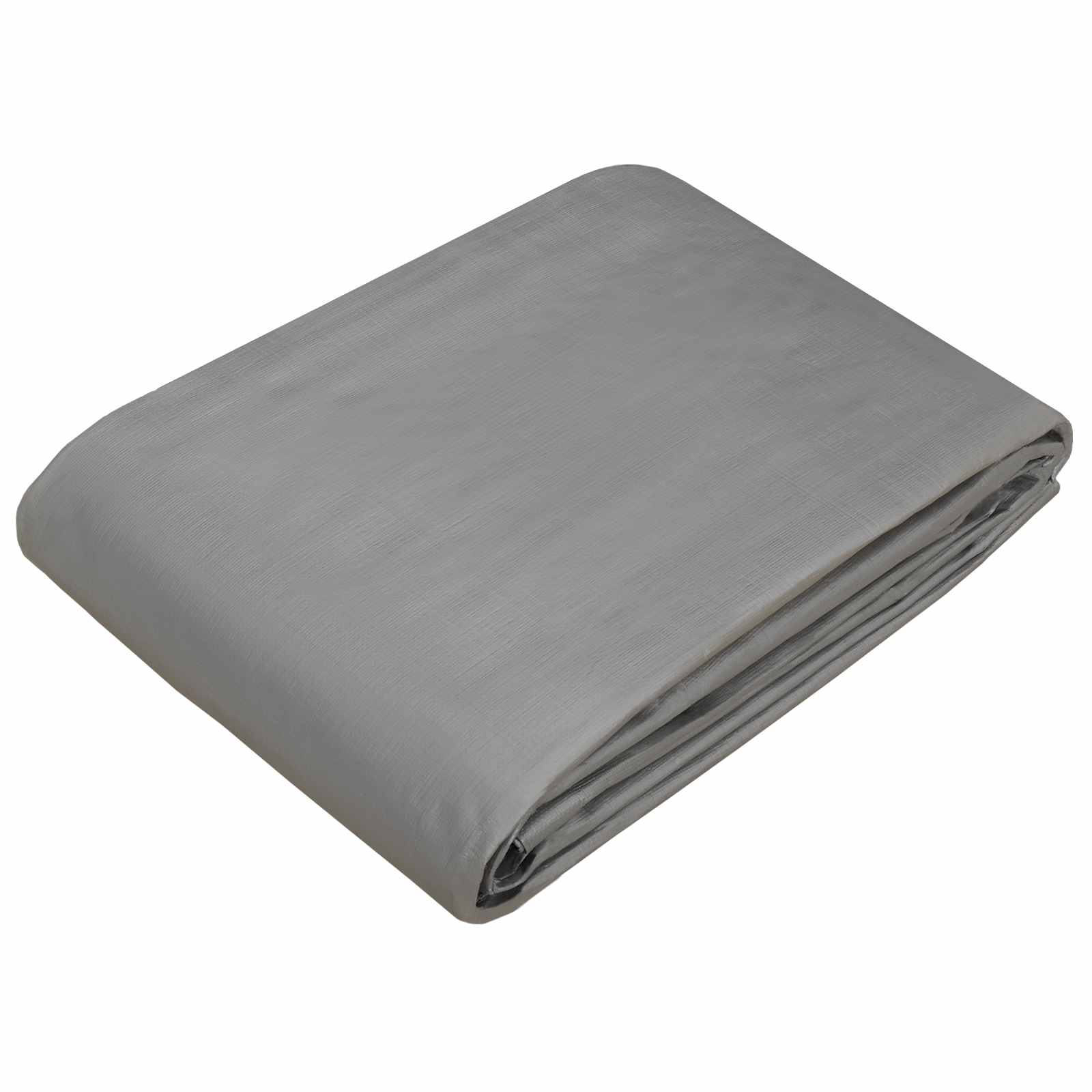 Τεντόπανα με Θηλιές Ανοιχτό γκρι 6 x 12 μ 260 γρ PE