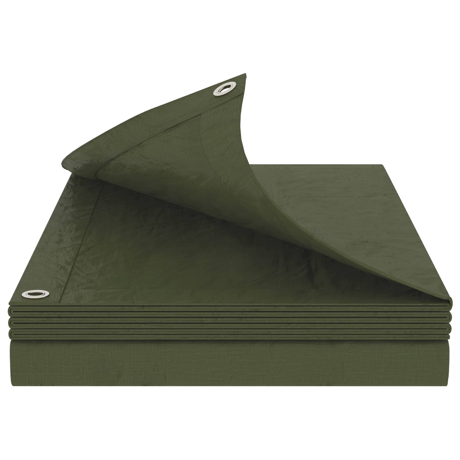 Τεντόπανα με Θηλιές Πράσινο 3 x 3 μ 90 gsm PE