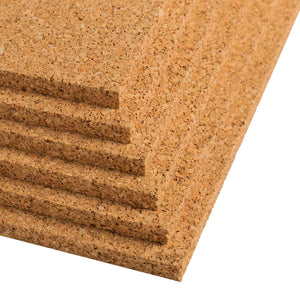 Φύλλο Φυσικής Πέτρας 12 pcs 100 x 50 x 1 εκ Φελλός Καφέ - Pakobazaar