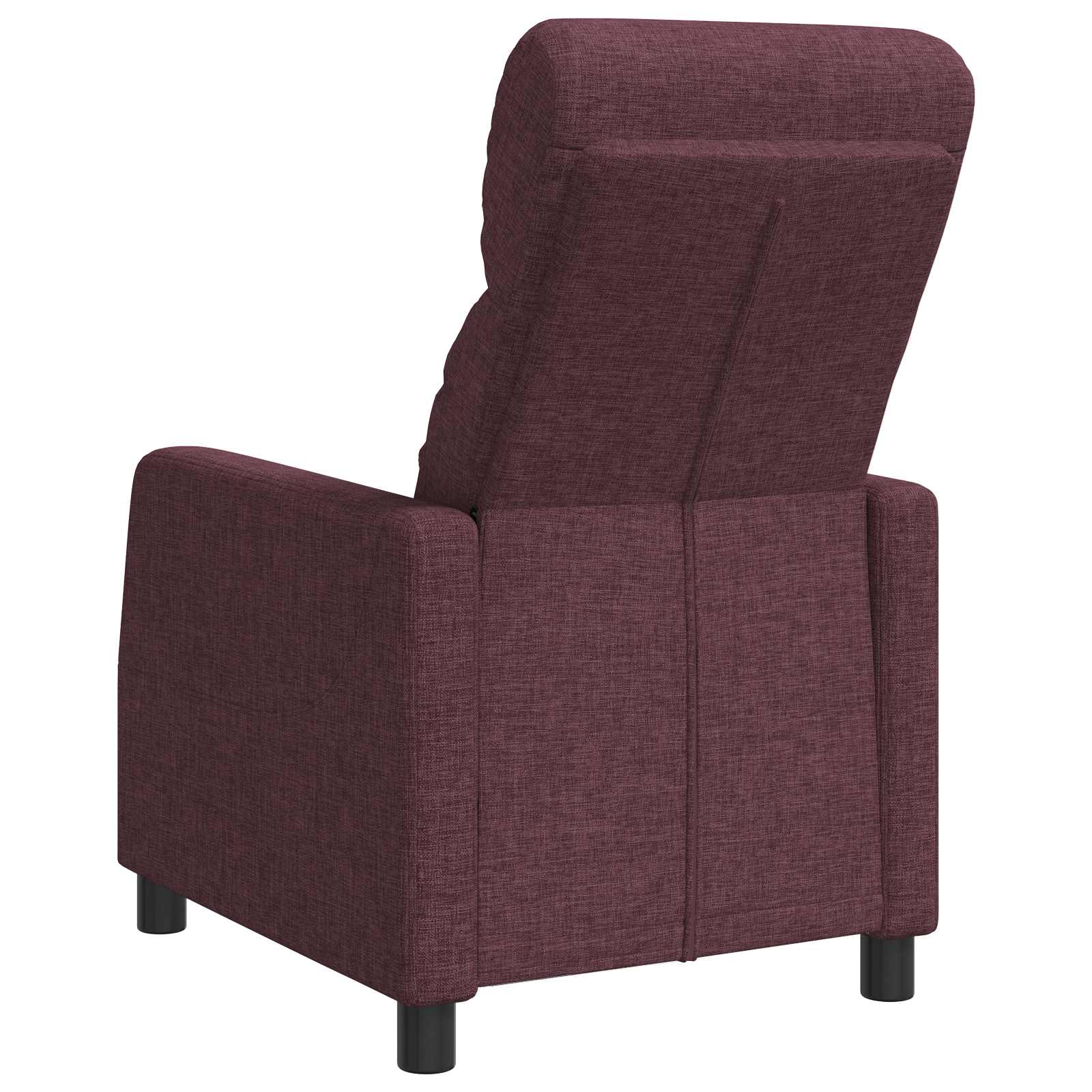 Αναπαυτική Καρέκλα Μοβ Ύφασμα