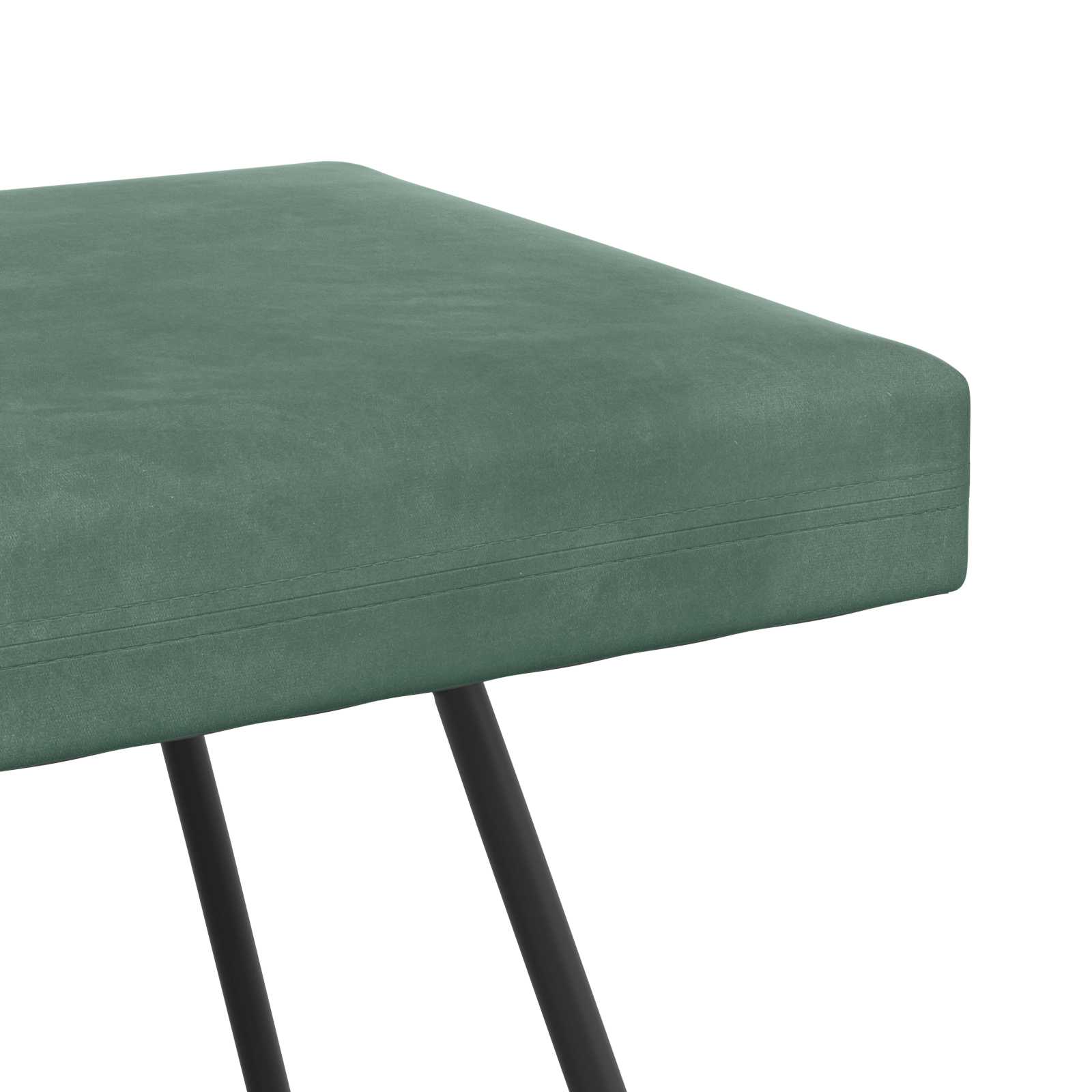 παγκάκι Μονόχρωμο Θαλασσί 110 x 40 x 45 cm Βελούδο