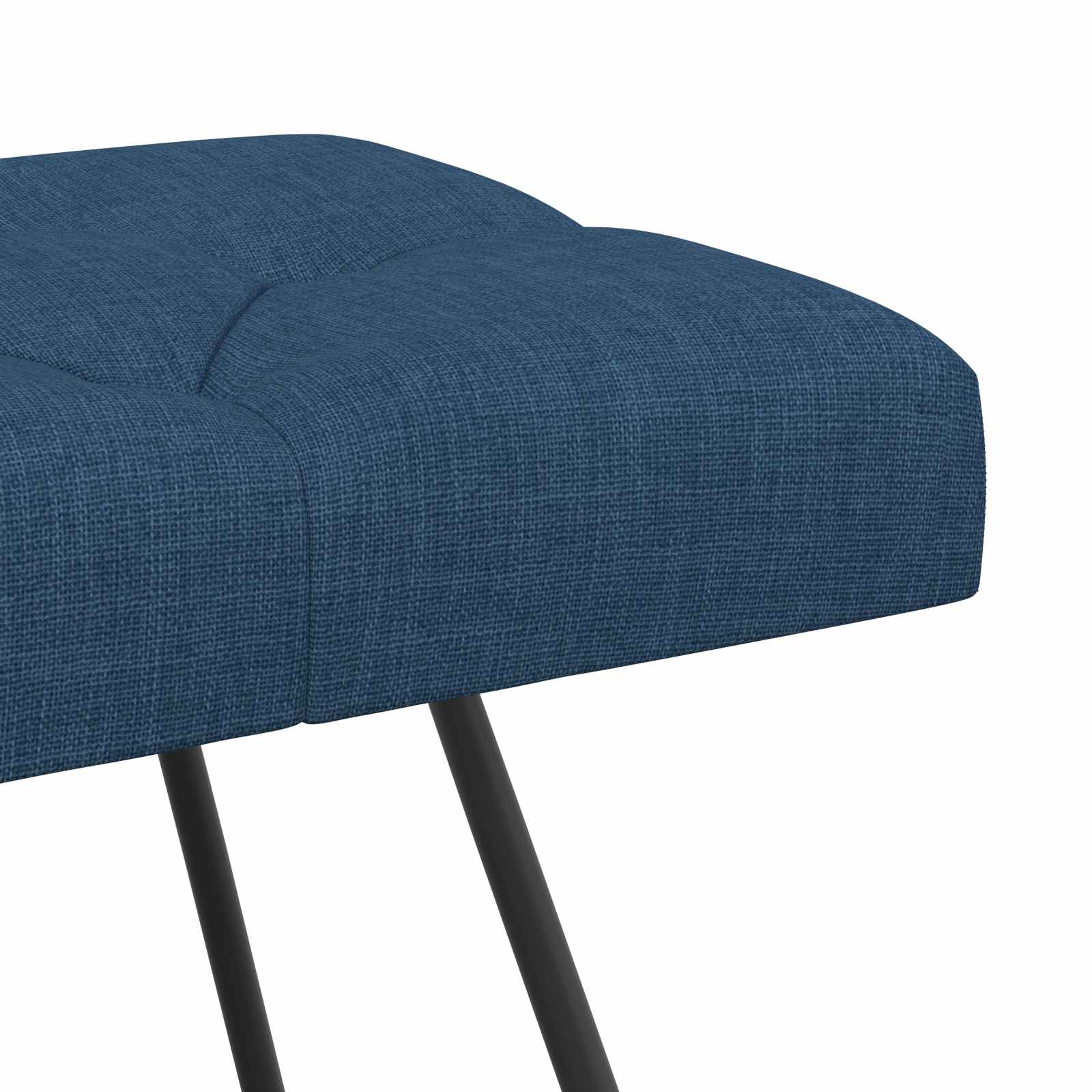 Πάγκος με κουμπωτές επιφάνειες Μπλε 110 x 40 x 46 cm Ύφασμα