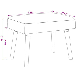 παγκάκι Μονόχρωμο Ροζ 60 x 40 x 45 εκ. Μπουκλέ - Pakobazaar