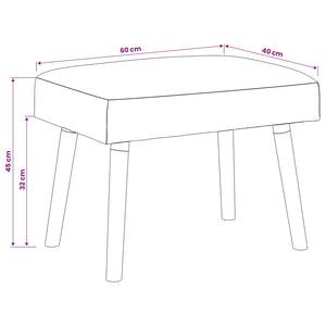 παγκάκι Μονόχρωμο Μπεζ 60 x 40 x 45 εκ. Μπουκλέ - Pakobazaar