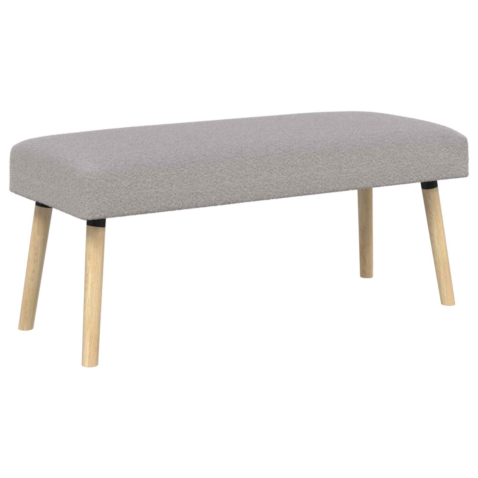 παγκάκι Μονόχρωμο Ανοιχτό γκρι 110 x 40 x 46 cm Μπουκλέ