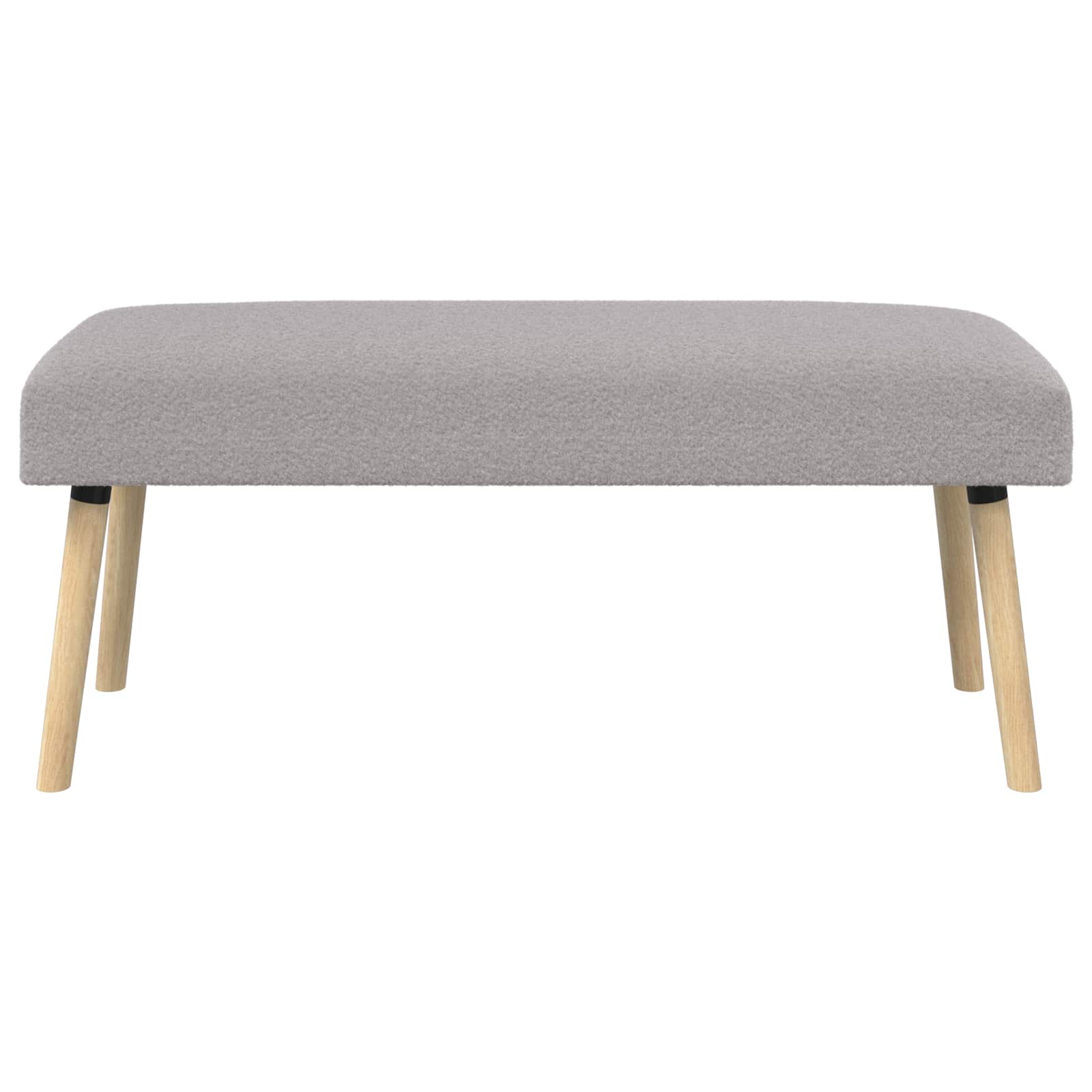 παγκάκι Μονόχρωμο Ανοιχτό γκρι 110 x 40 x 46 cm Μπουκλέ