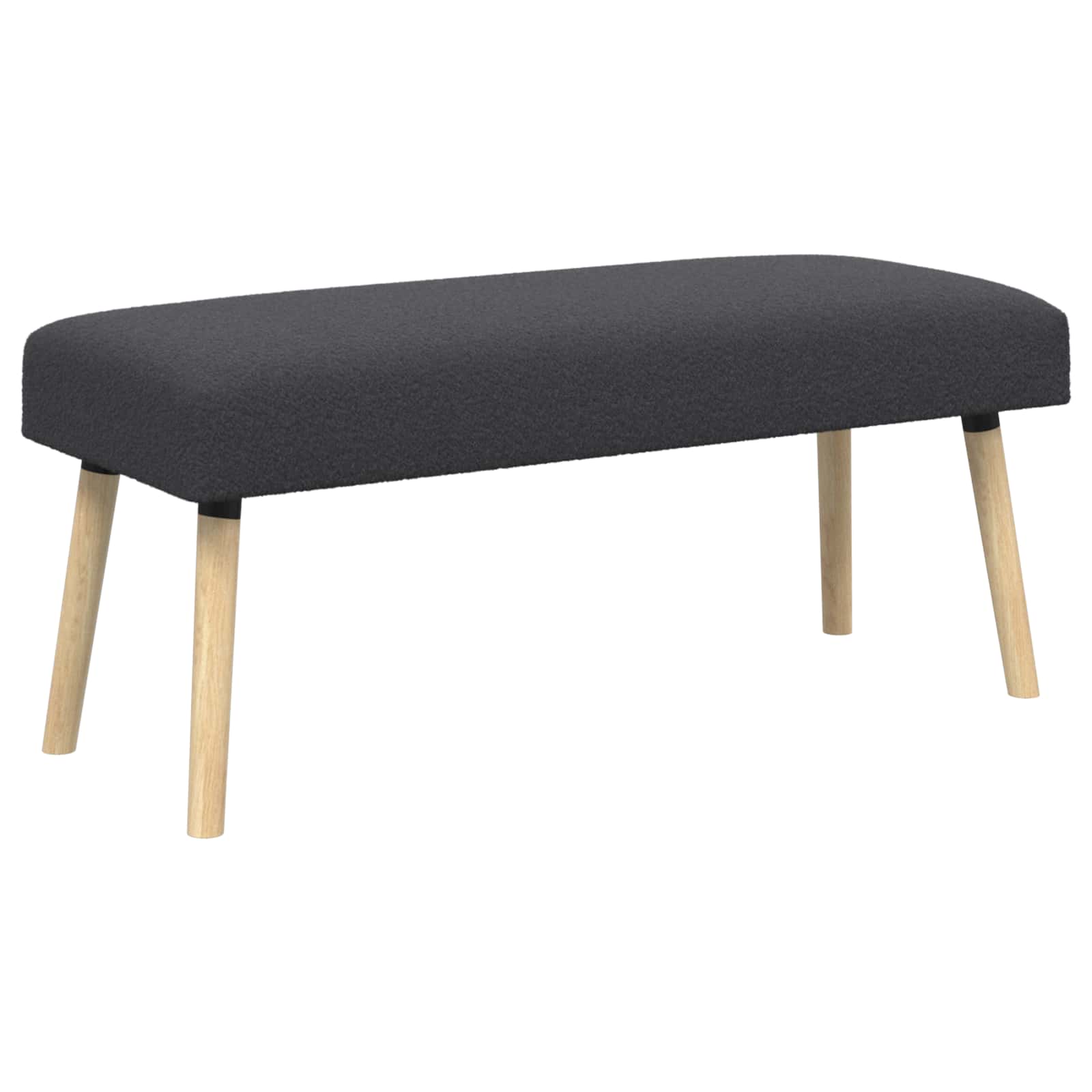παγκάκι Μονόχρωμο Σκούρο Γκρι 110 x 40 x 46 cm Μπουκλέ