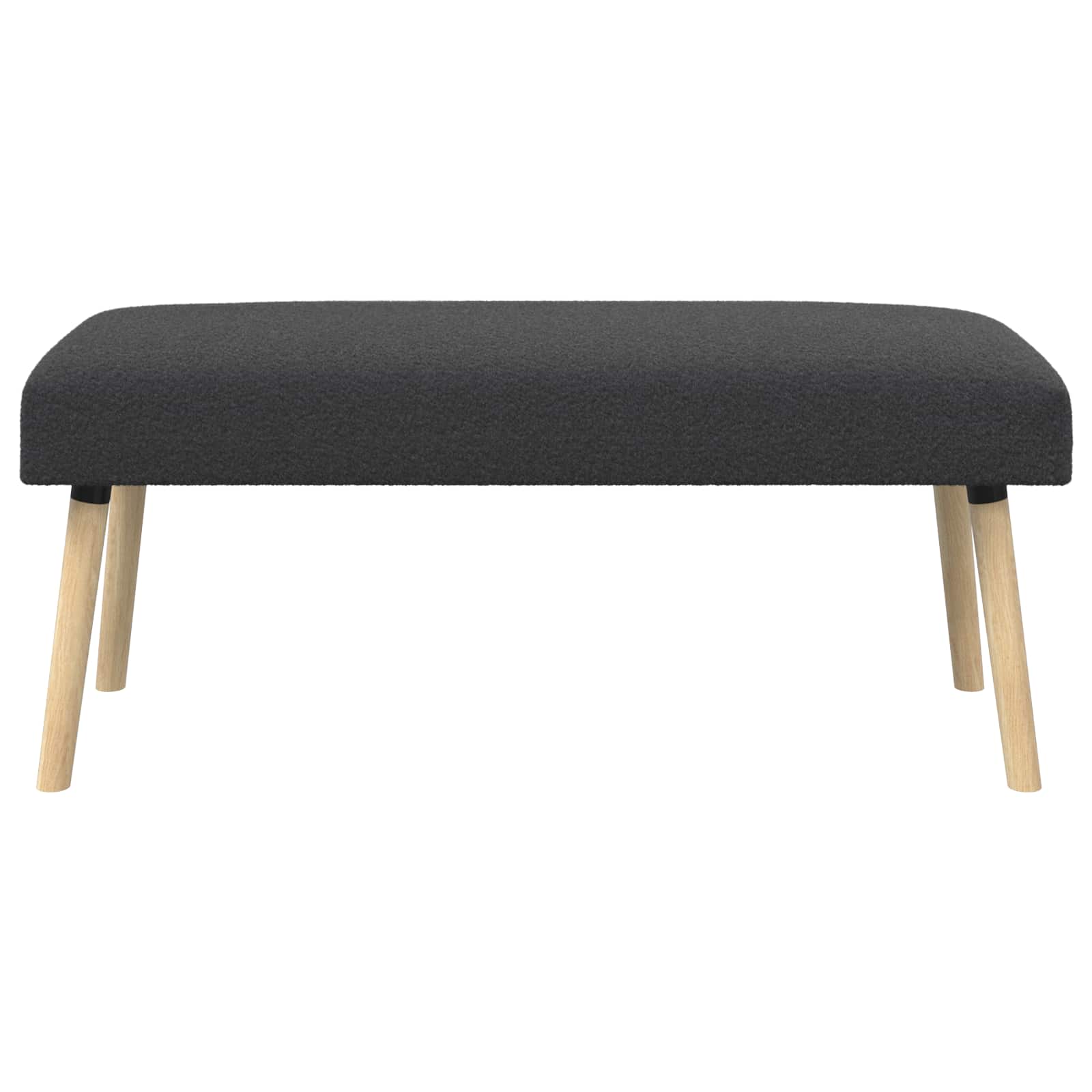 παγκάκι Μονόχρωμο Σκούρο Γκρι 110 x 40 x 46 cm Μπουκλέ