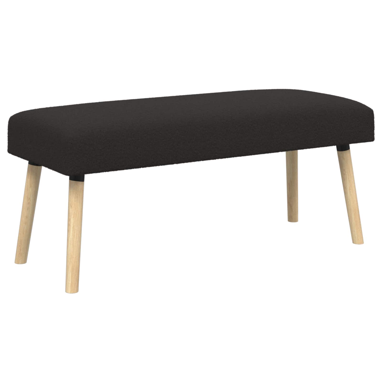 παγκάκι Μονόχρωμο Μαύρο 110 x 40 x 46 cm Μπουκλέ