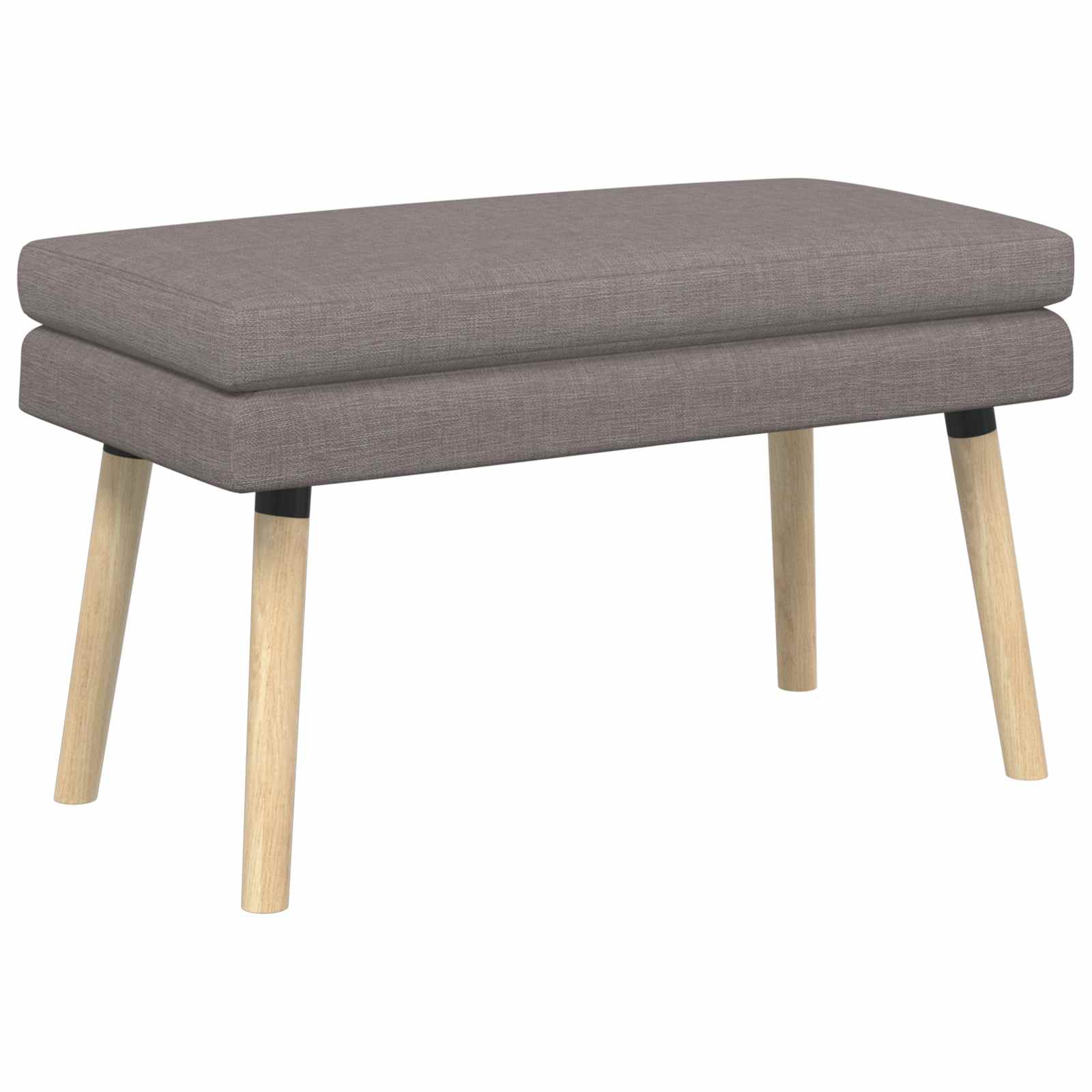 Διπλή Επίστρωση Πάγκος Taupe 80 x 40 x 47 εκ. Ύφασμα