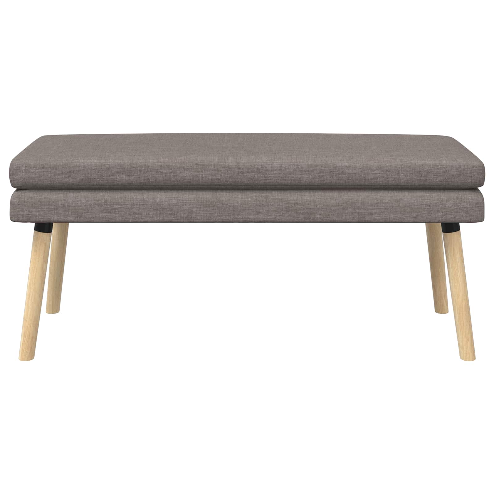 Διπλή Επίστρωση Πάγκος Taupe 110 x 40 x 47 εκ. Ύφασμα