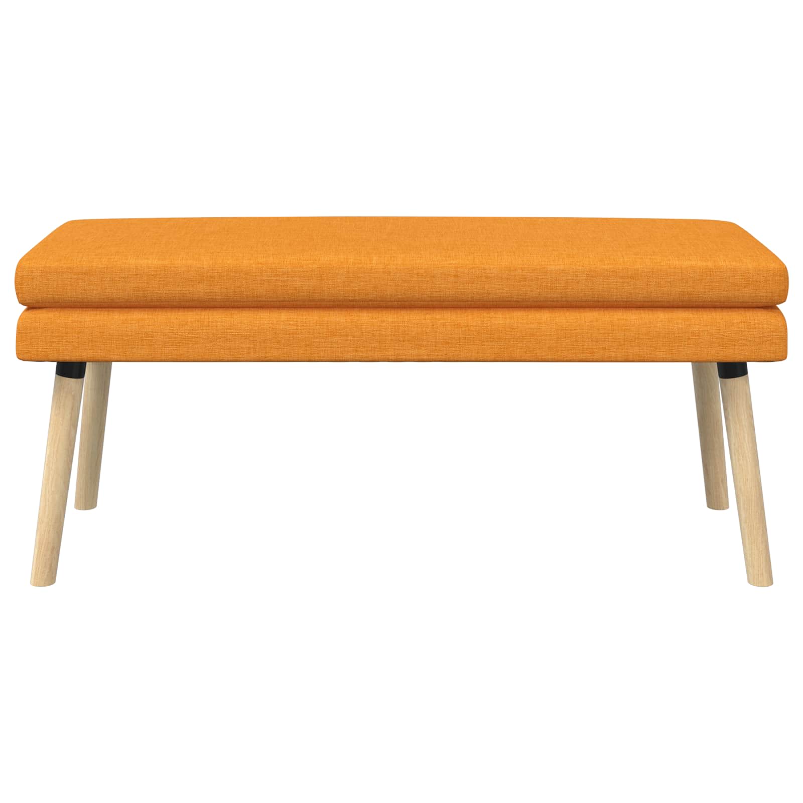 Διπλή Επίστρωση Πάγκος Σκούρο κίτρινο 110 x 40 x 47 εκ. Ύφασμα