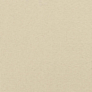 Πάγκος με Καναλεύματα Κρεμ 110 x 40 x 46 cm Ύφασμα - Pakobazaar
