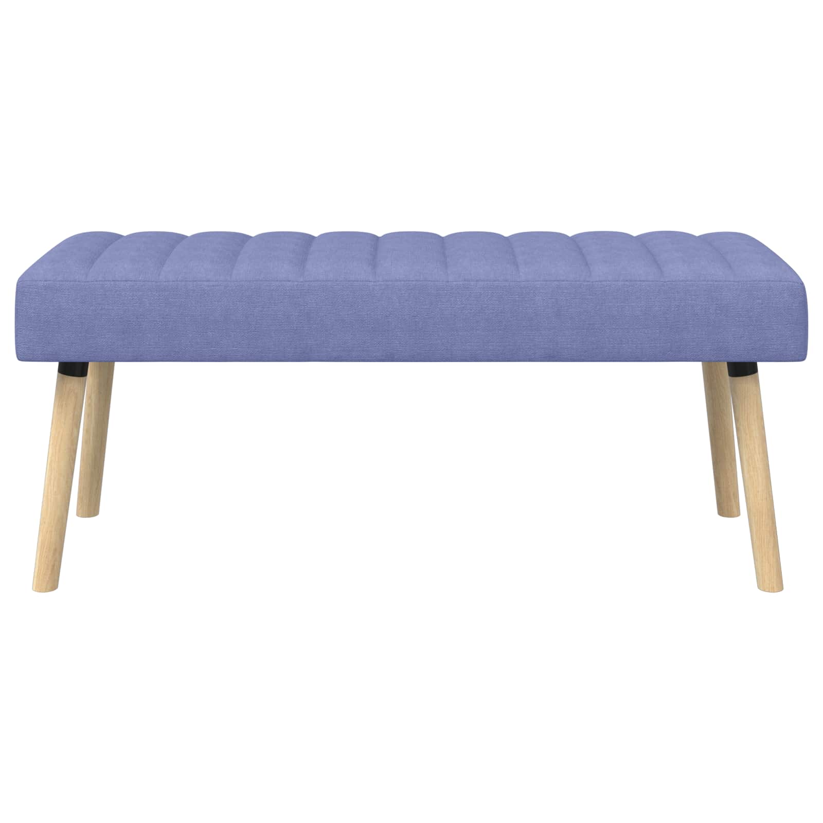 Πάγκος με Καναλεύματα Μπλε τζην 110 x 40 x 46 cm Ύφασμα