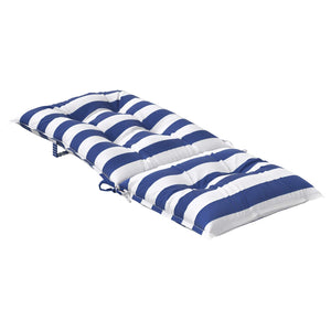 Μαξιλάρι Εξωτερικού Χώρου 4 pcs Μπλε και άσπρο 120 x 50 x 7 εκ - Pakobazaar