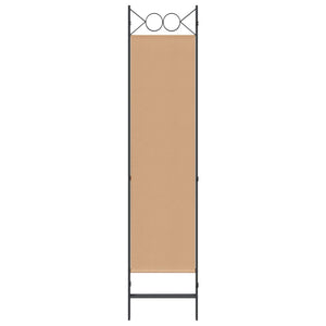 3-Panel Room Divider Μπεζ 120 x 180 cm Ύφασμα - Pakobazaar